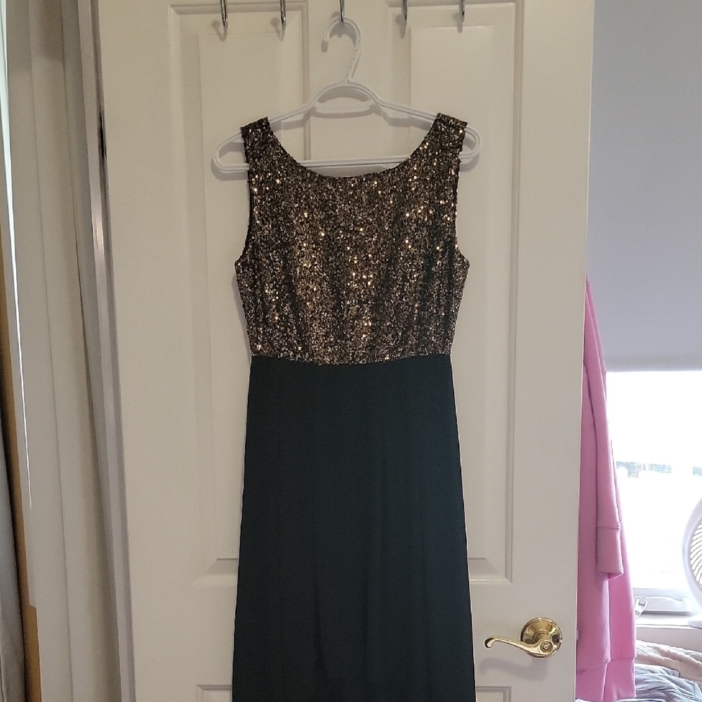 Alythea Glittering Sequin Maxi Dress